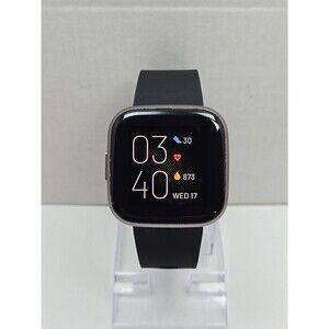 Fitbit Versa 2 Smartwatch Gray 40mm Alexa WR50M Always On Display No Charger